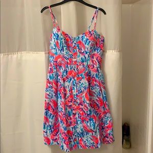 Lobstah Roll Lilly Pulitzer Dress, has Pockets